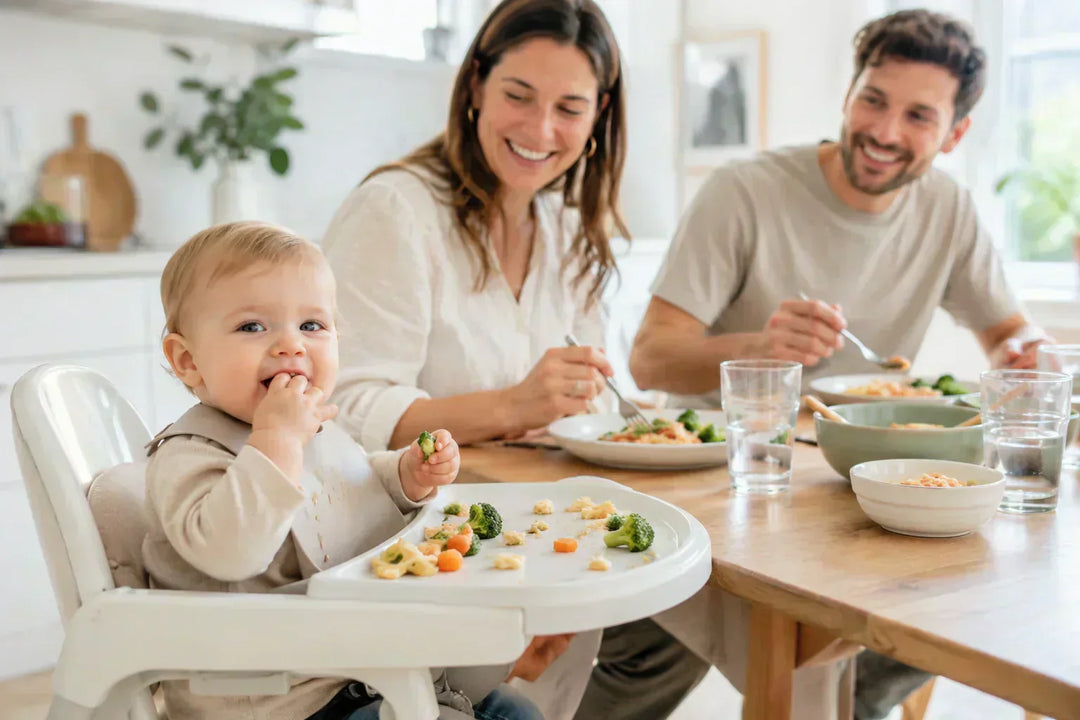 Baby Table Manners: What's Actually Normal (and How Habits Form Without Forcing Them)