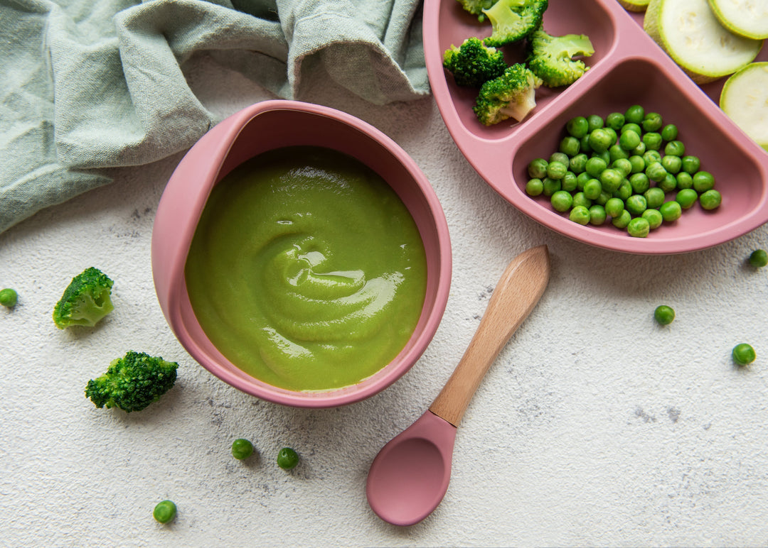 Making Baby Purees with Spring Fruits and Veggies
