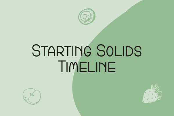 Starting Solids Timeline